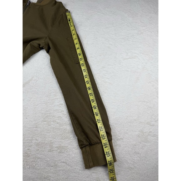 HINGE Designed In Seattle Women's Olive Green Bomber Full Zip Up Jacket Size S - Picture 13 of 15